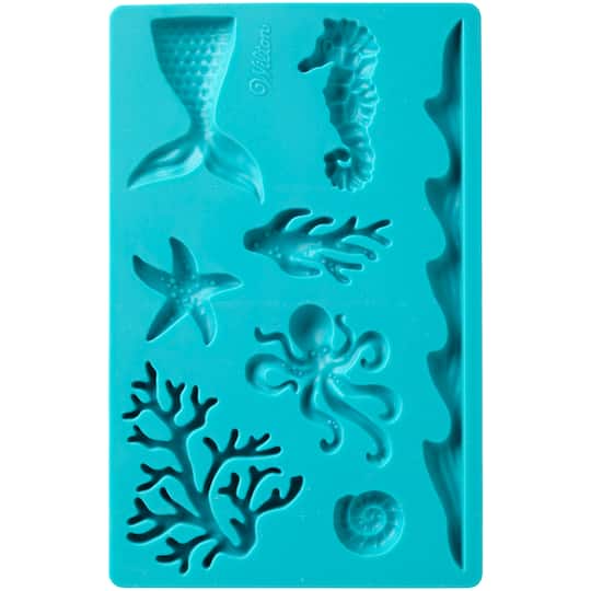 Mermaid silicone mold